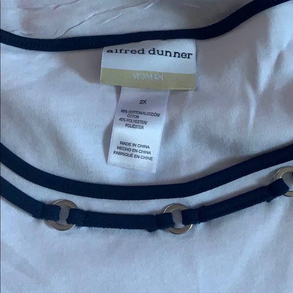 Alfred Dunner embroidered top - Picture 5 of 5